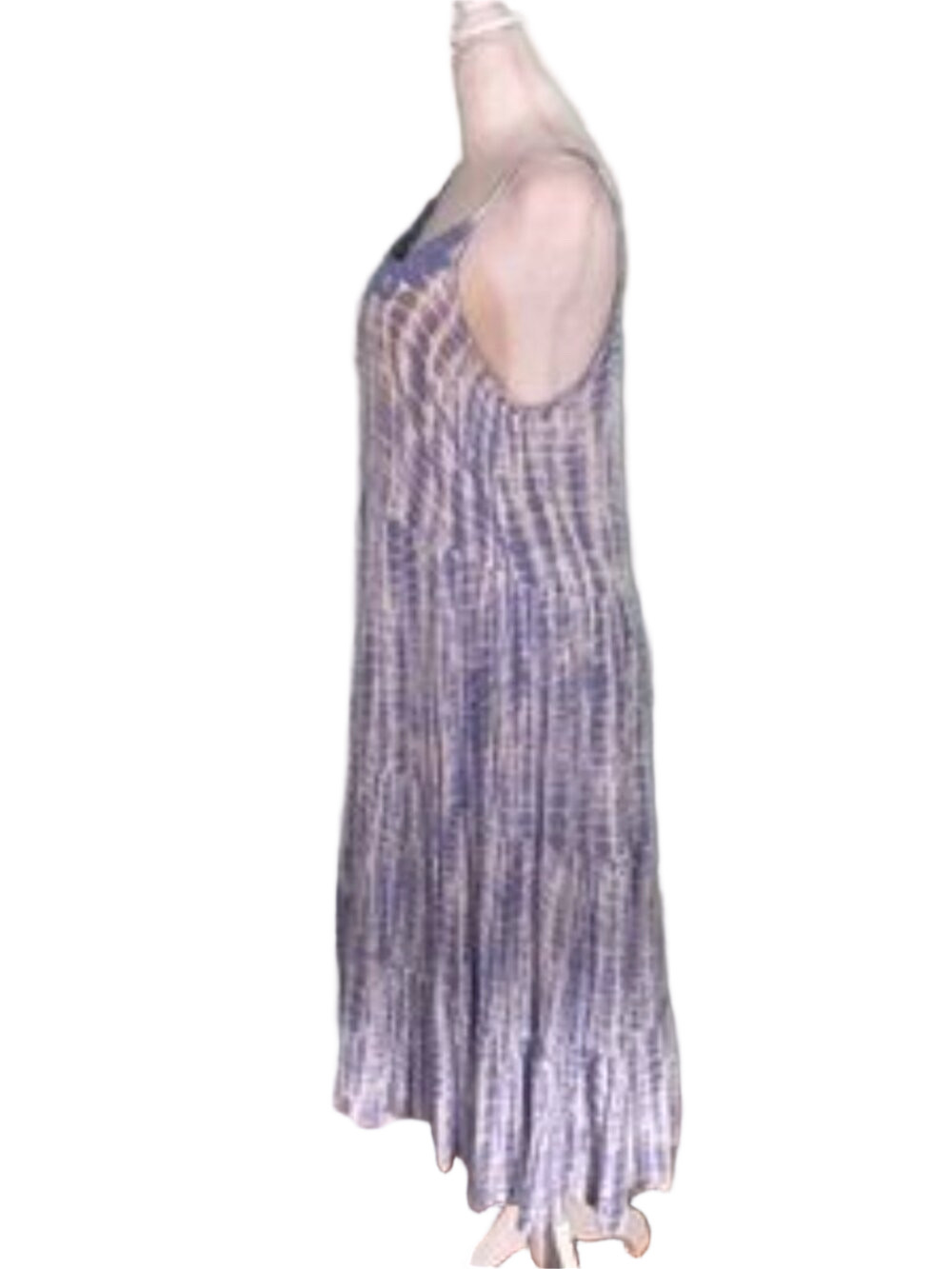 Vintage Boho Appliqué Tie Dye Sundress - Picture 3 of 10